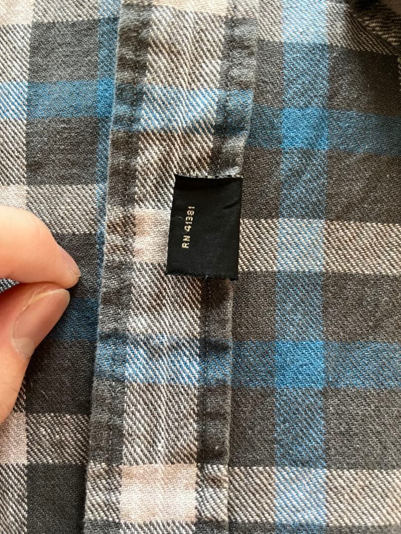 RRL ダブルアールエル 三つ星 フランネルシャツ サイズL