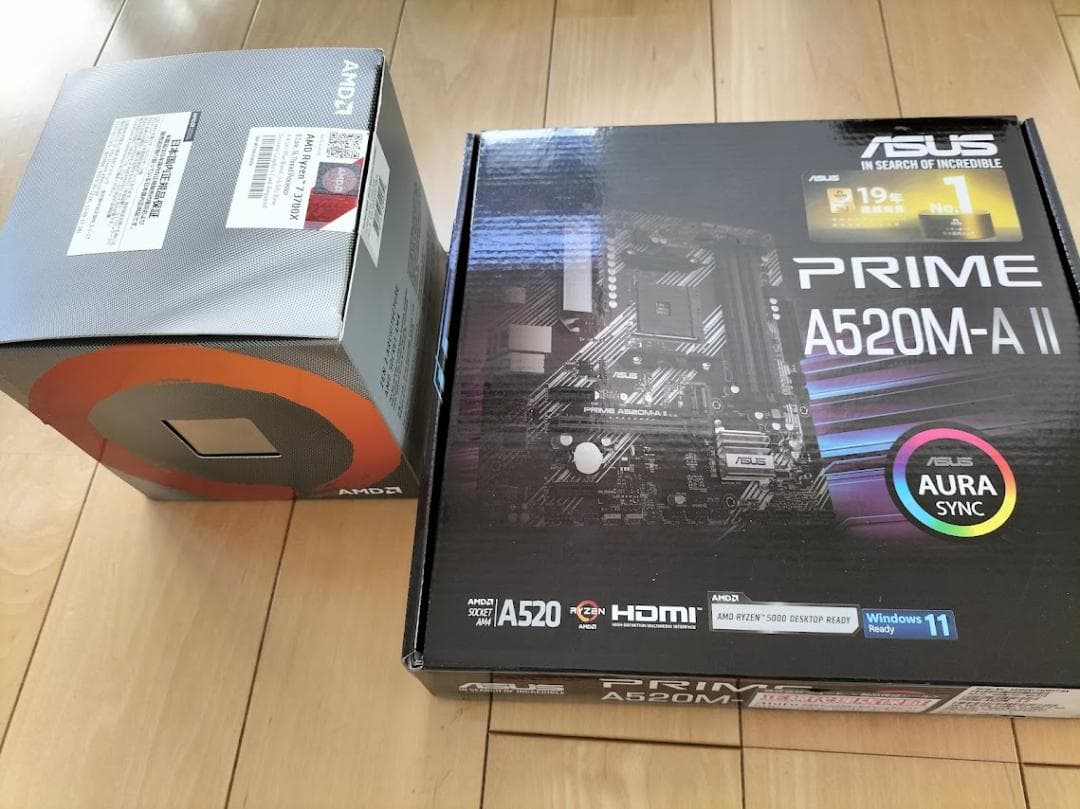 Ryzen 7 3700X+ ASUS PRIM A520M-AⅡ