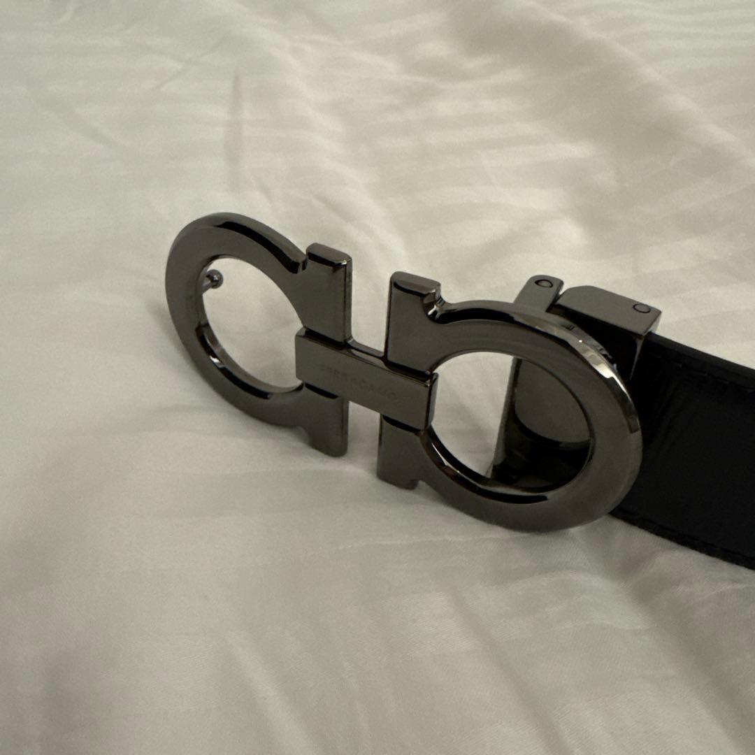 フェラガモ ベルト メンズ 黒 ガンチーニ