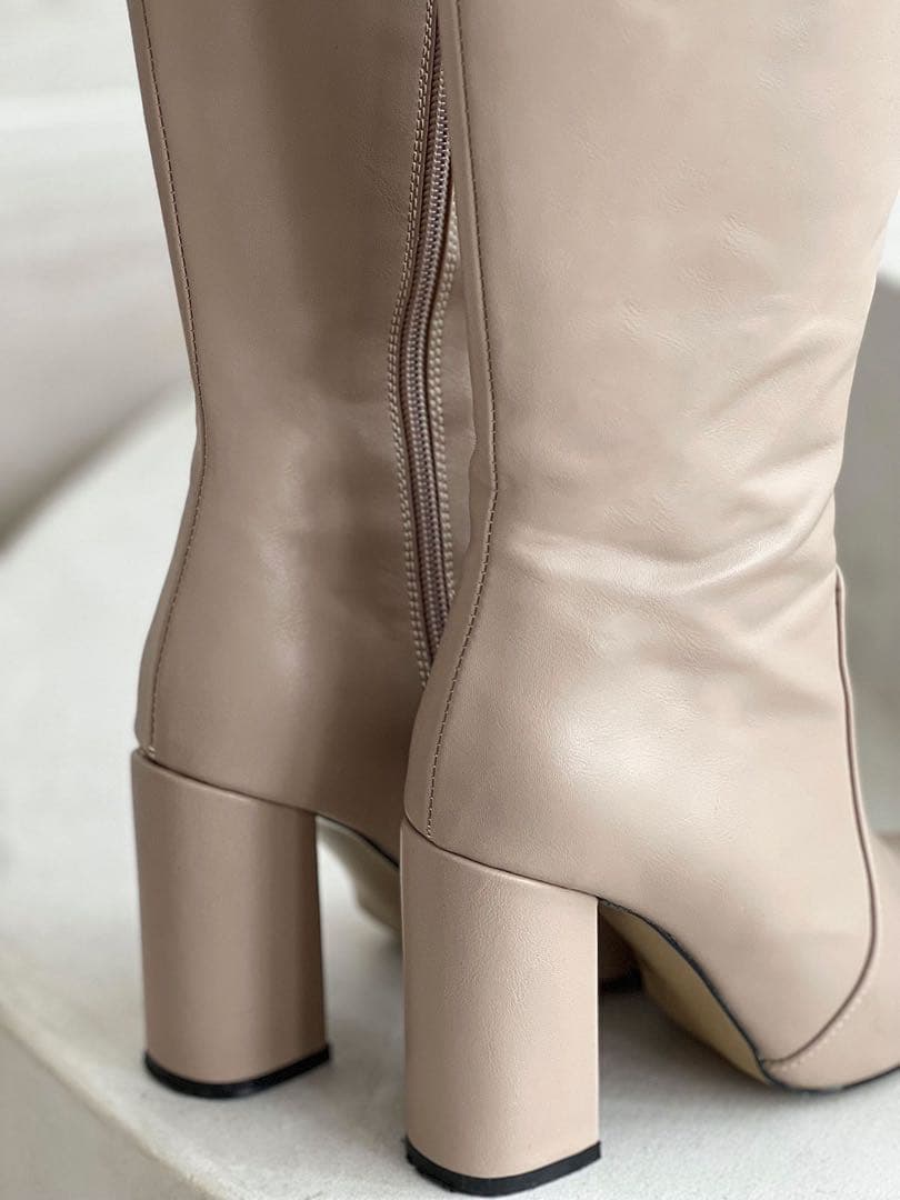 QUNG ラパンストレートロングブーツ