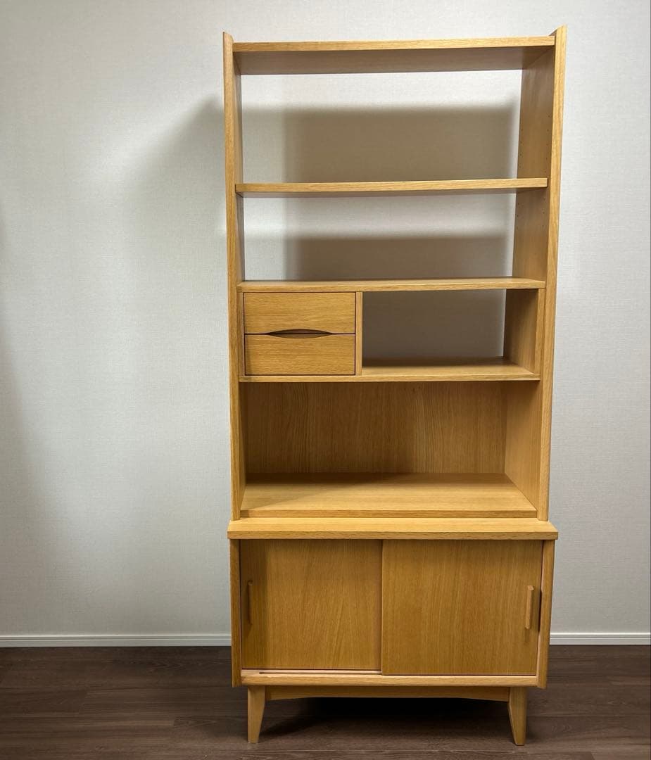 unico ウニコ トールシェルフ SIGNE シグネ　廃盤 本棚 引出付き