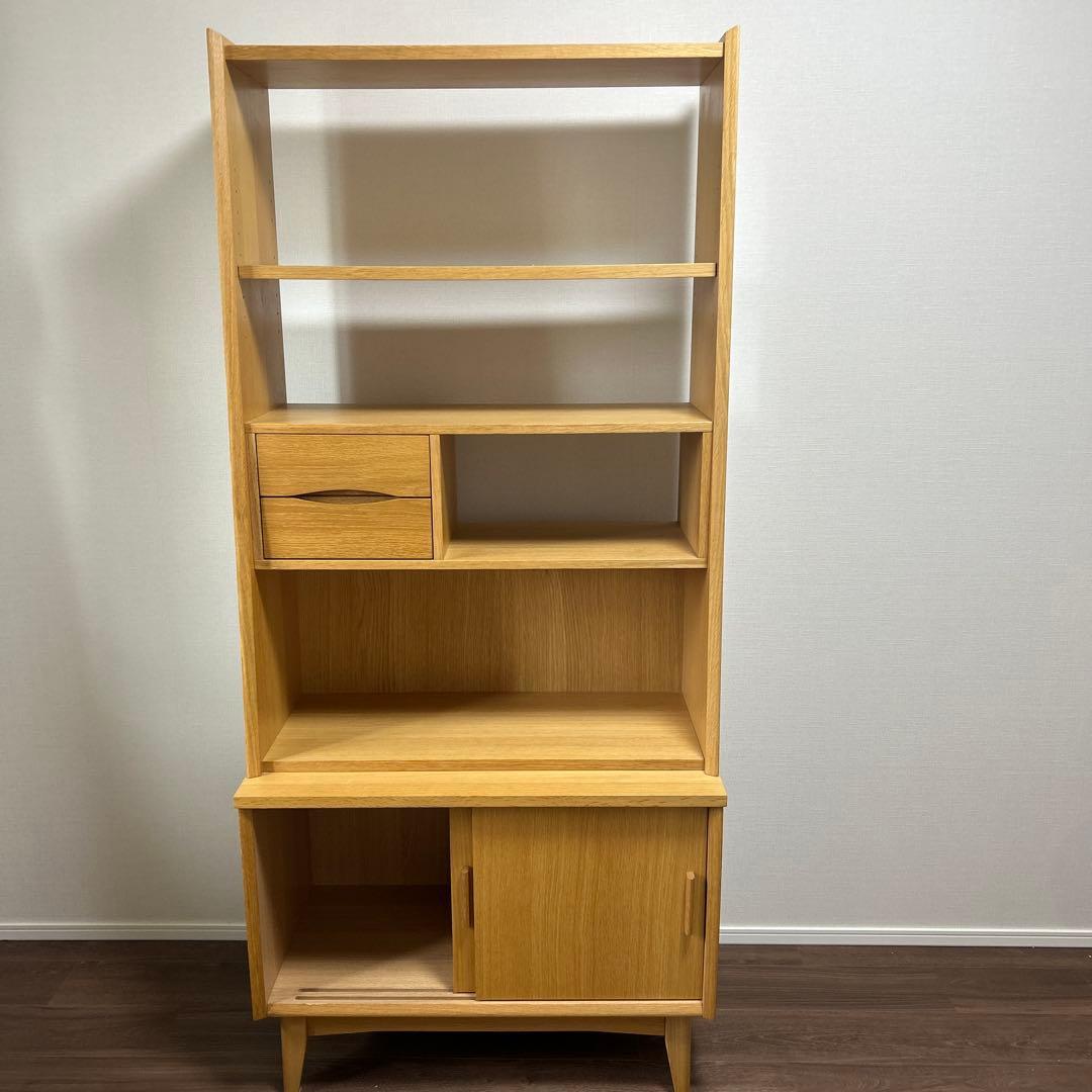 unico ウニコ トールシェルフ SIGNE シグネ　廃盤 本棚 引出付き