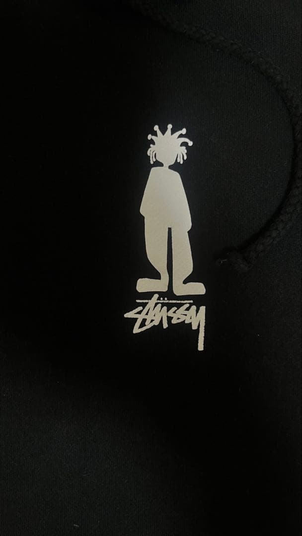 Stussy パーカー シャドーマン 人気 バックプリント