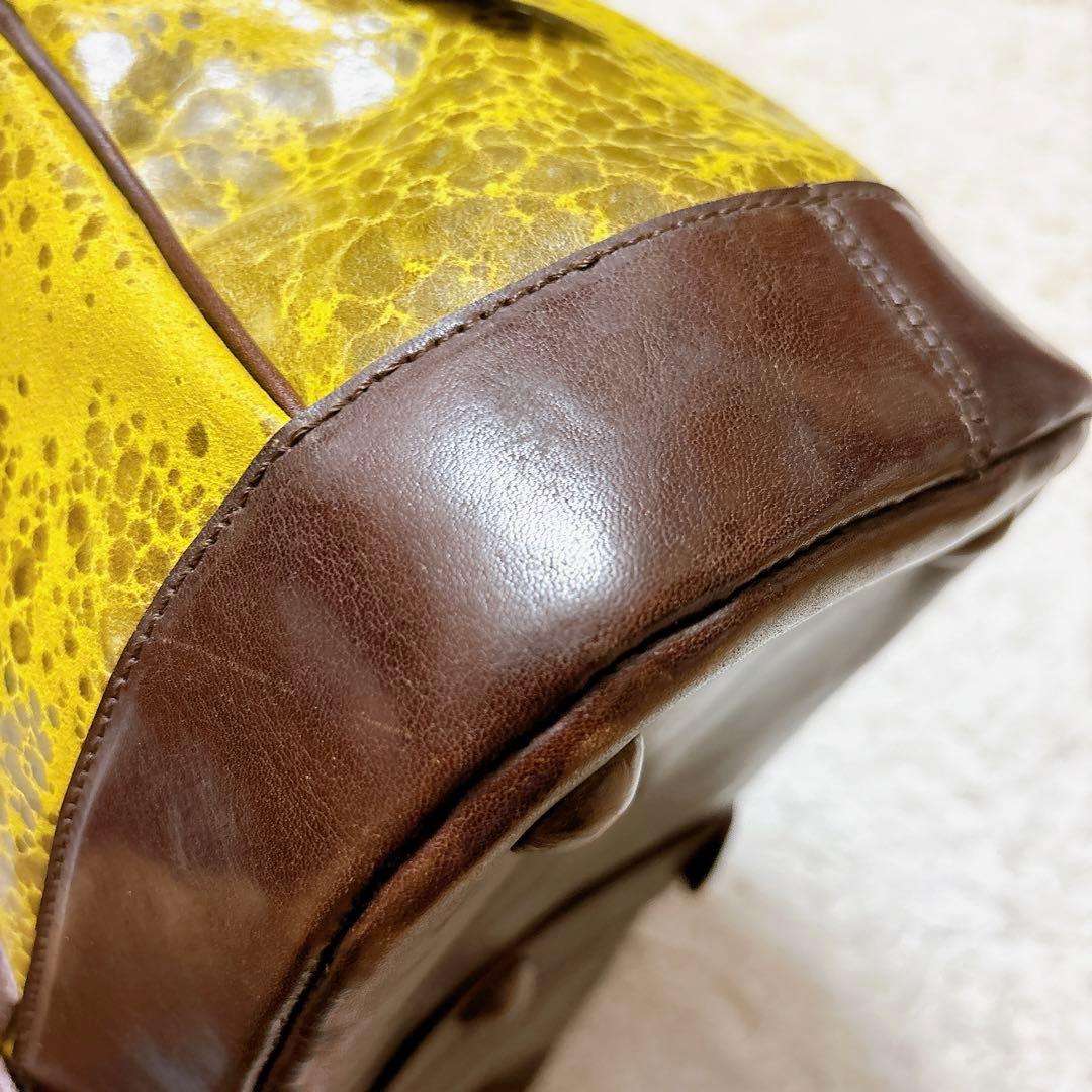 新品 ガブリエラブラッド ダレスバック ドクター レザー 本革 ボストン Y3K