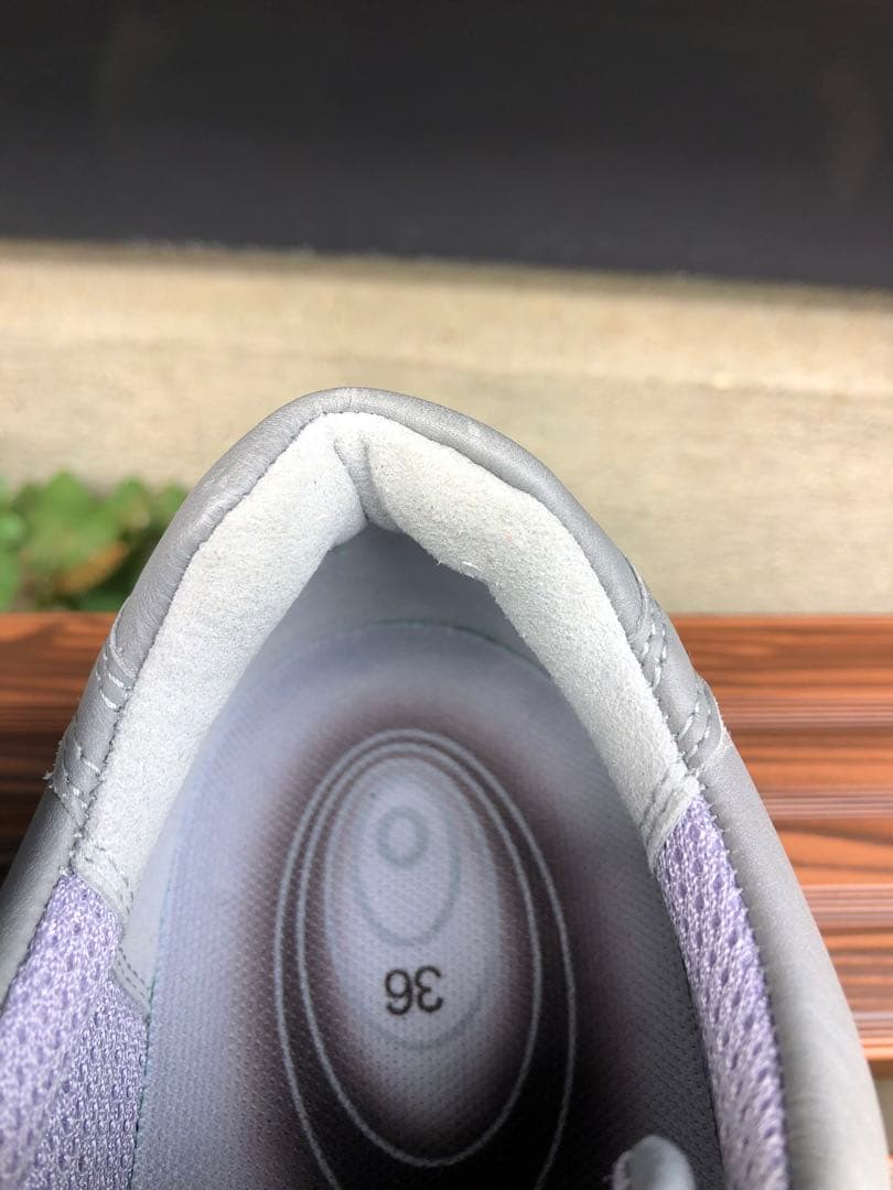 247番 新品未使用ECCOゴルフシューズ グレー36 23.0cmスパイクレス