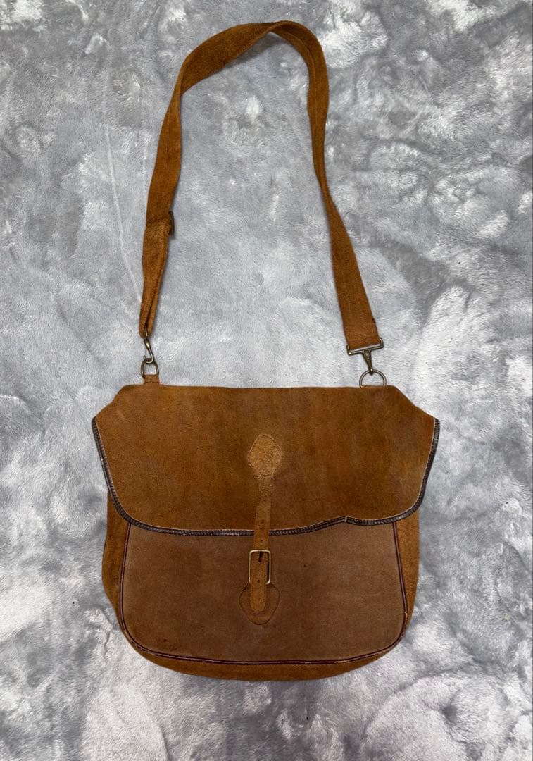 60〜70s L.L.Bean Musette Bag スエード　ショルダー