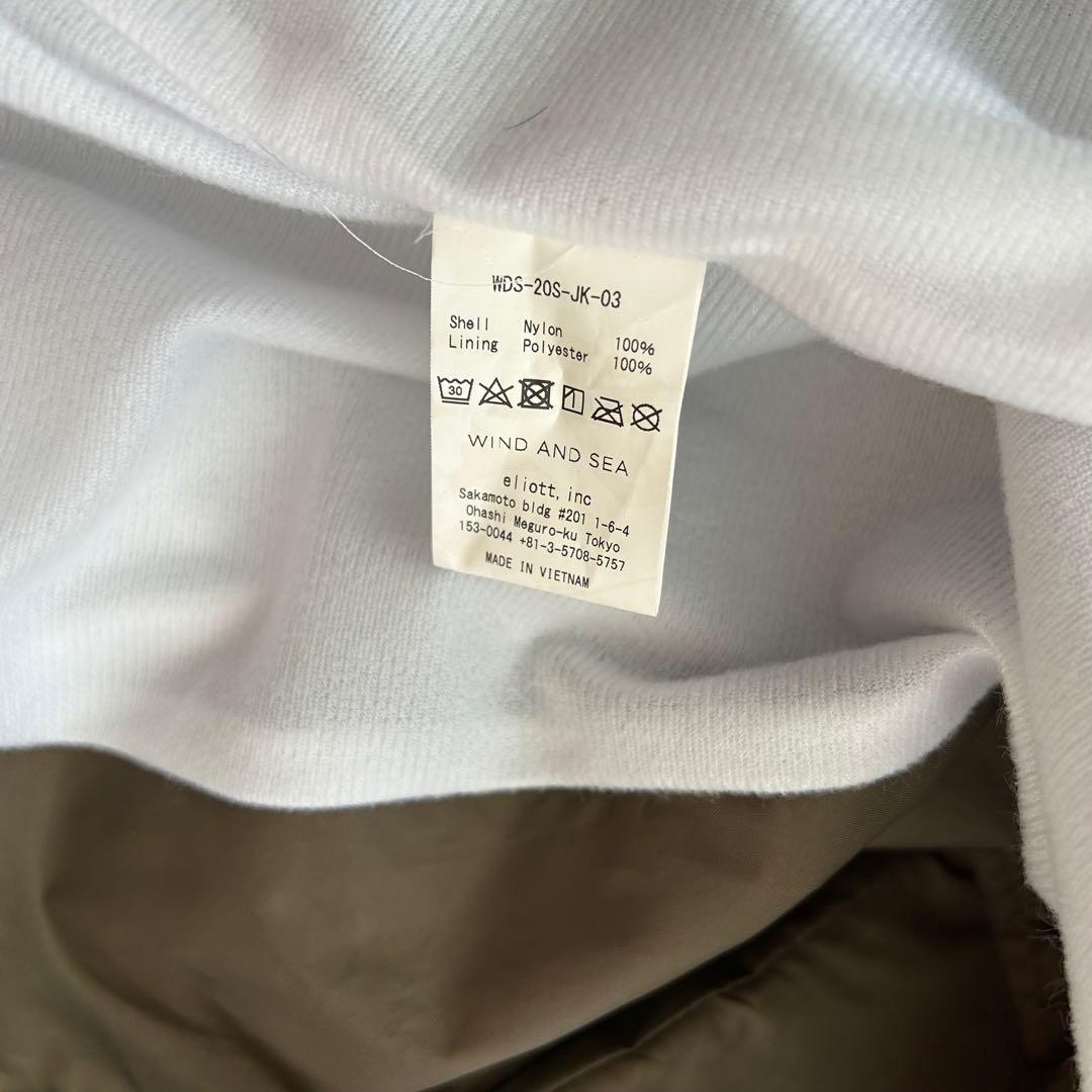 WIND AND SEA コーチジャケット ナイロンジャケット ブラウン L