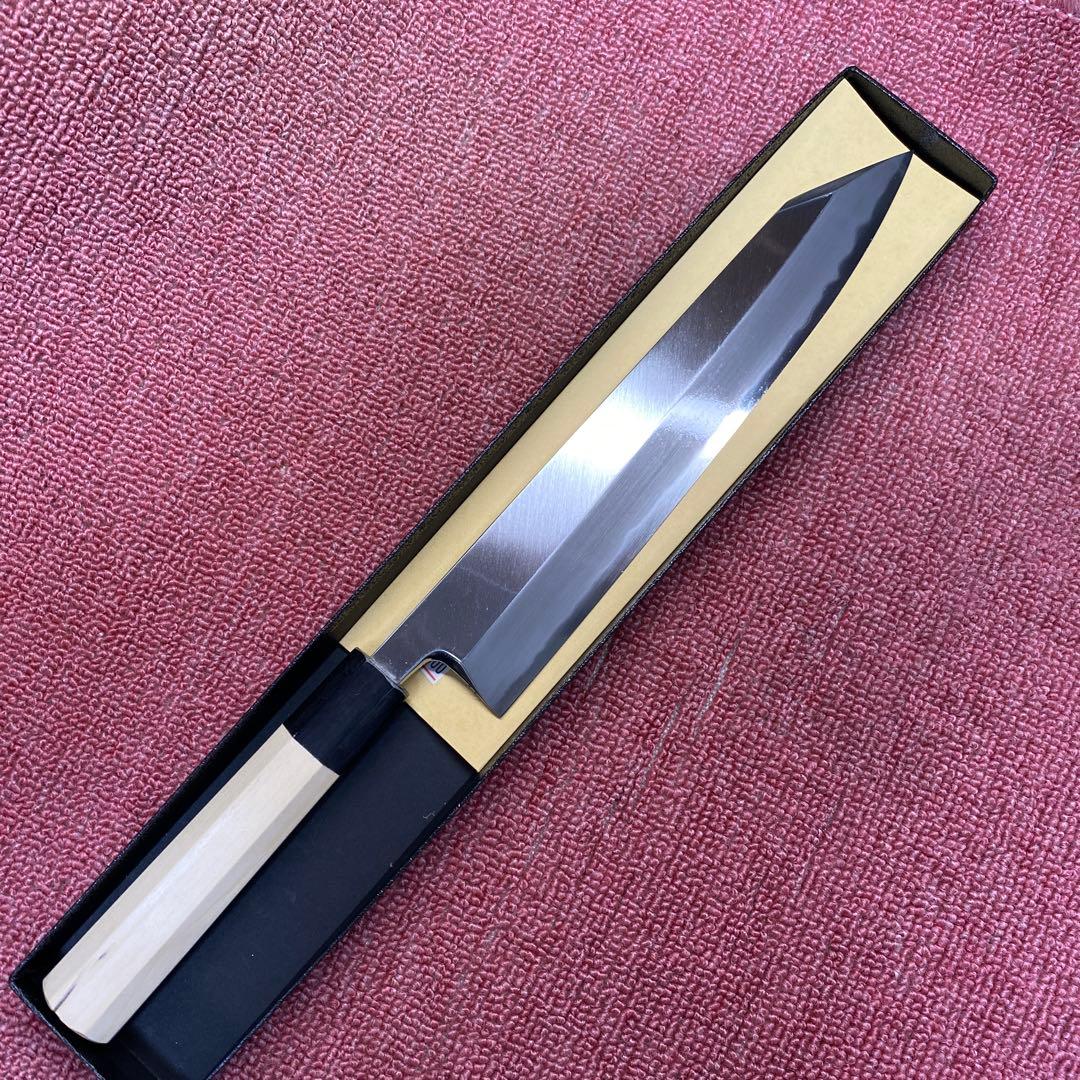 青二鋼　勘所切付型特製万能和包240㎜ 8寸