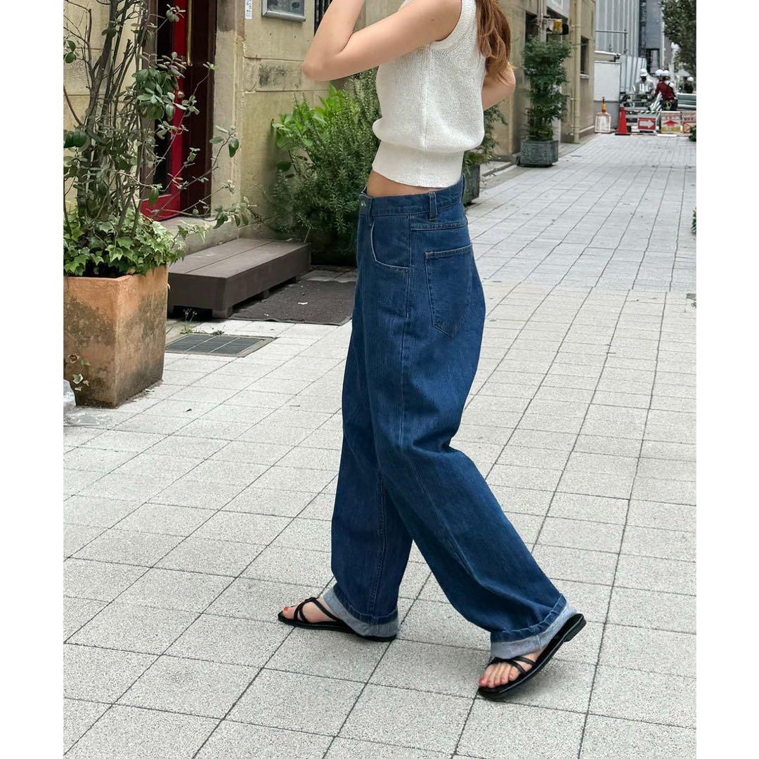 キャナルジーン choice_cnl チョイス テーパードデニムパンツ