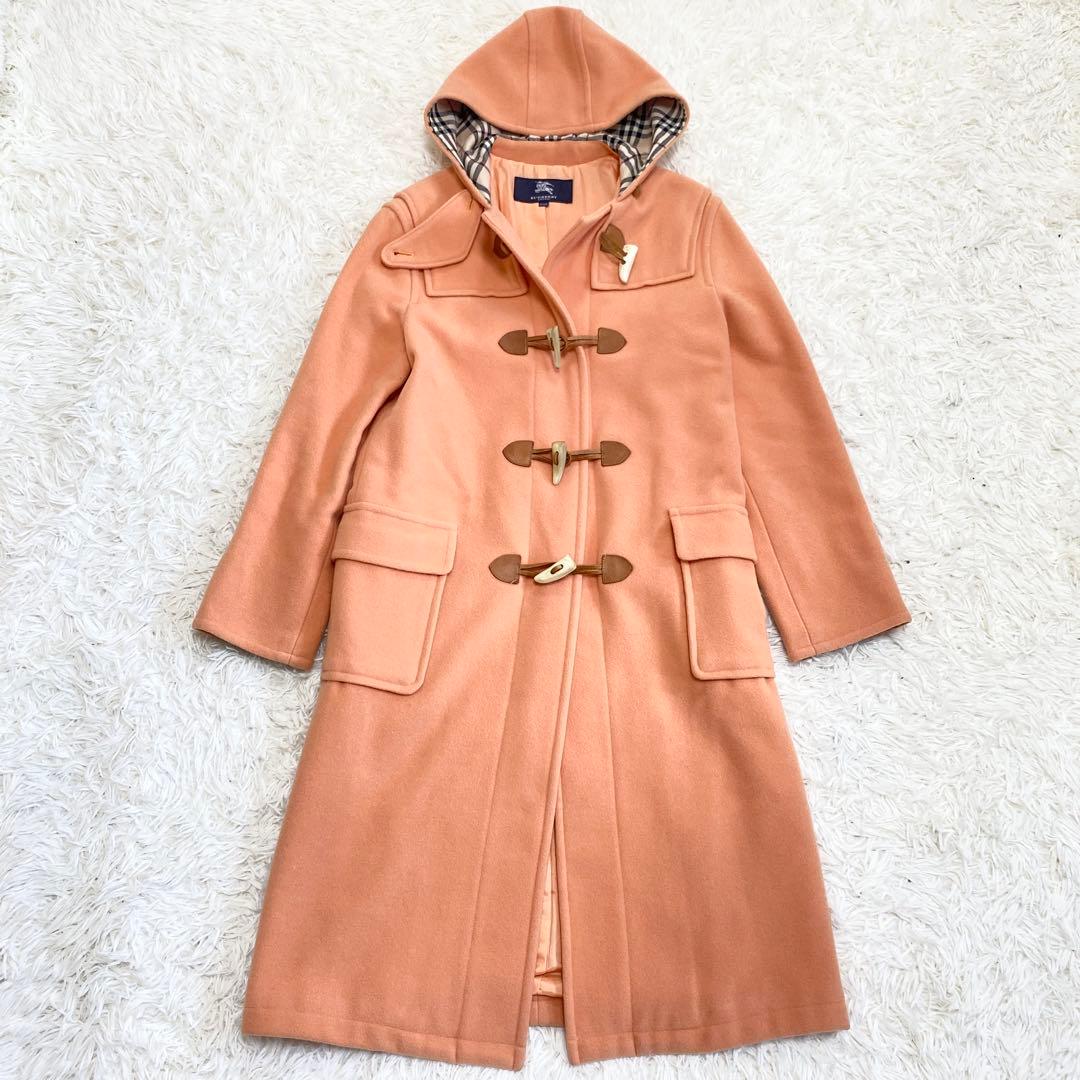 【極美品・希少カラー】バーバリーロンドン ダッフルコート ロング丈 ノバチェック