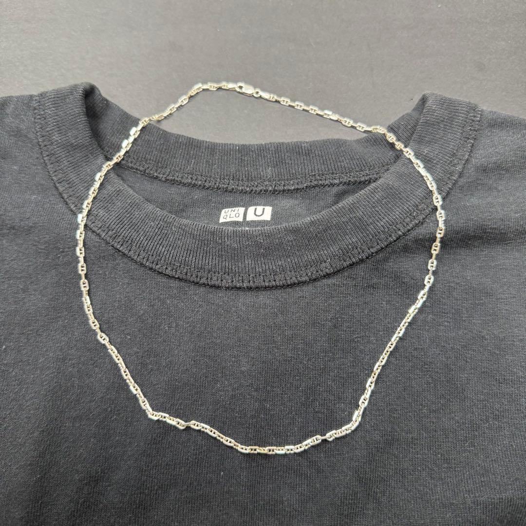 【イタリア製 50㎝】アンカーチェーン ネックレス silver925
