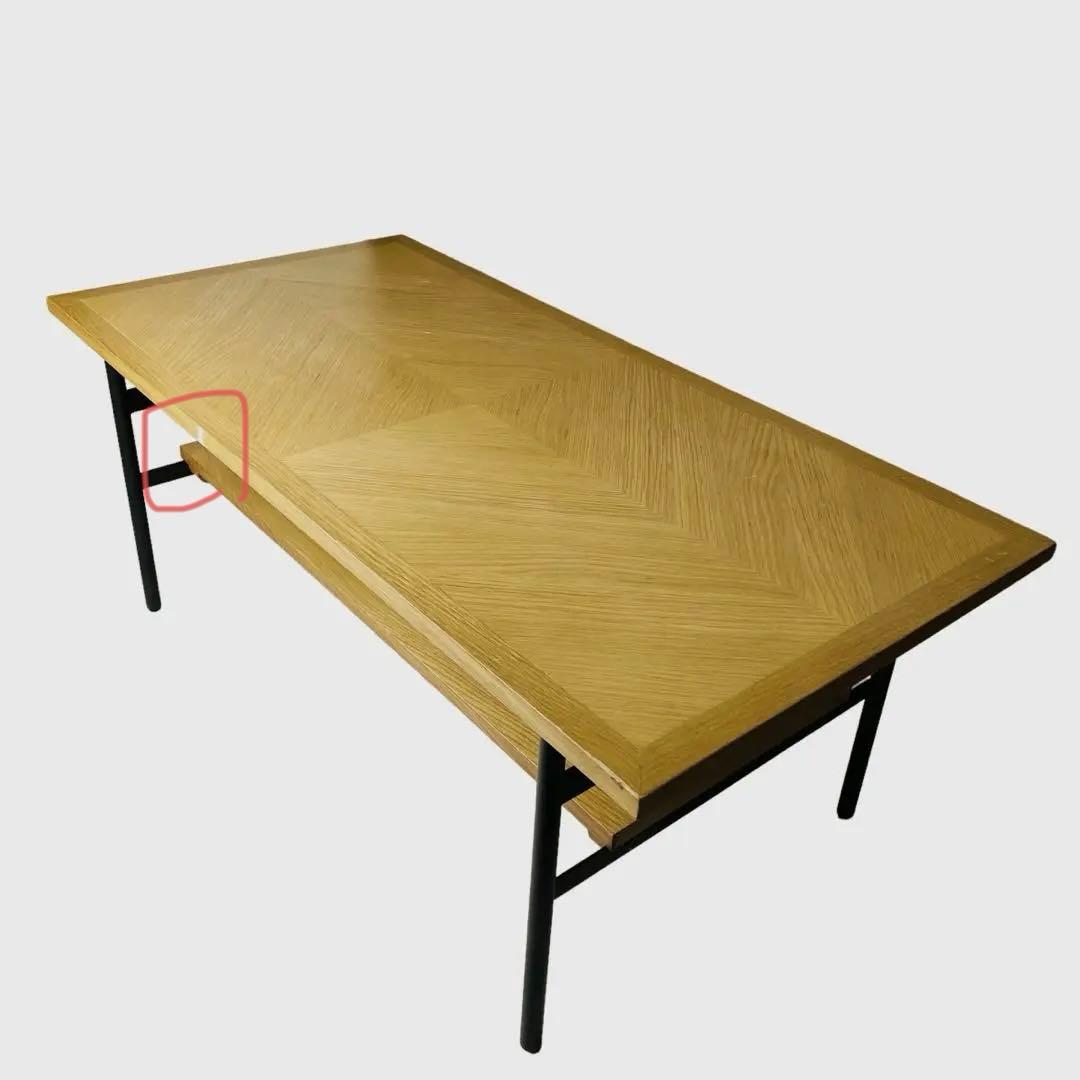 関家具　天然木 センターテーブル　ローテーブル　ナチュラル　幅1000mm