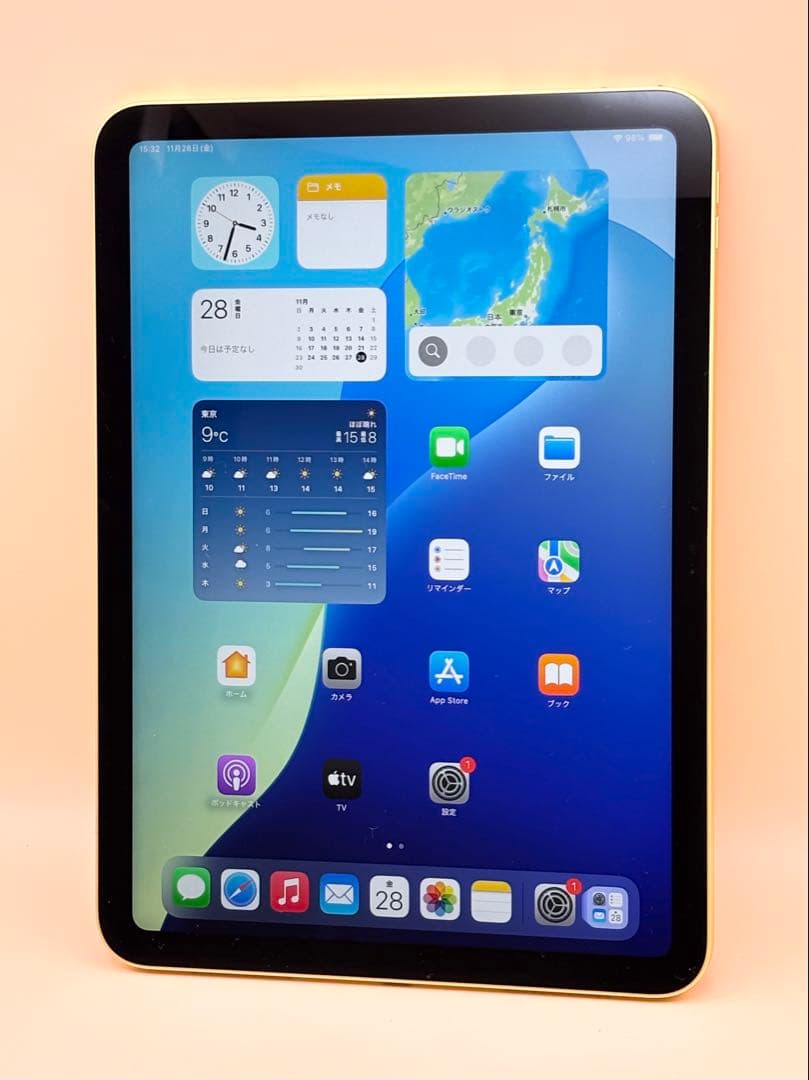 iPad (第10世代) イエロー 10.9インチ 本体