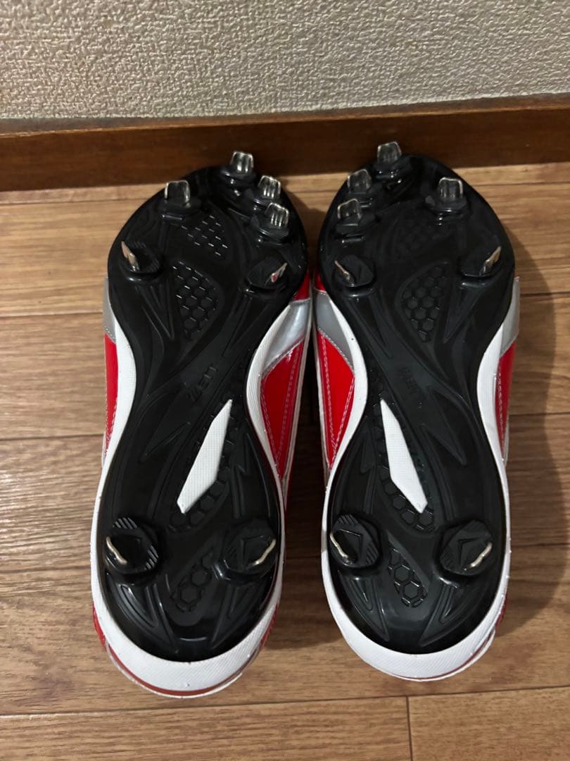 PROSTATUS スパイクシューズ レッド/シルバー 27.5cm