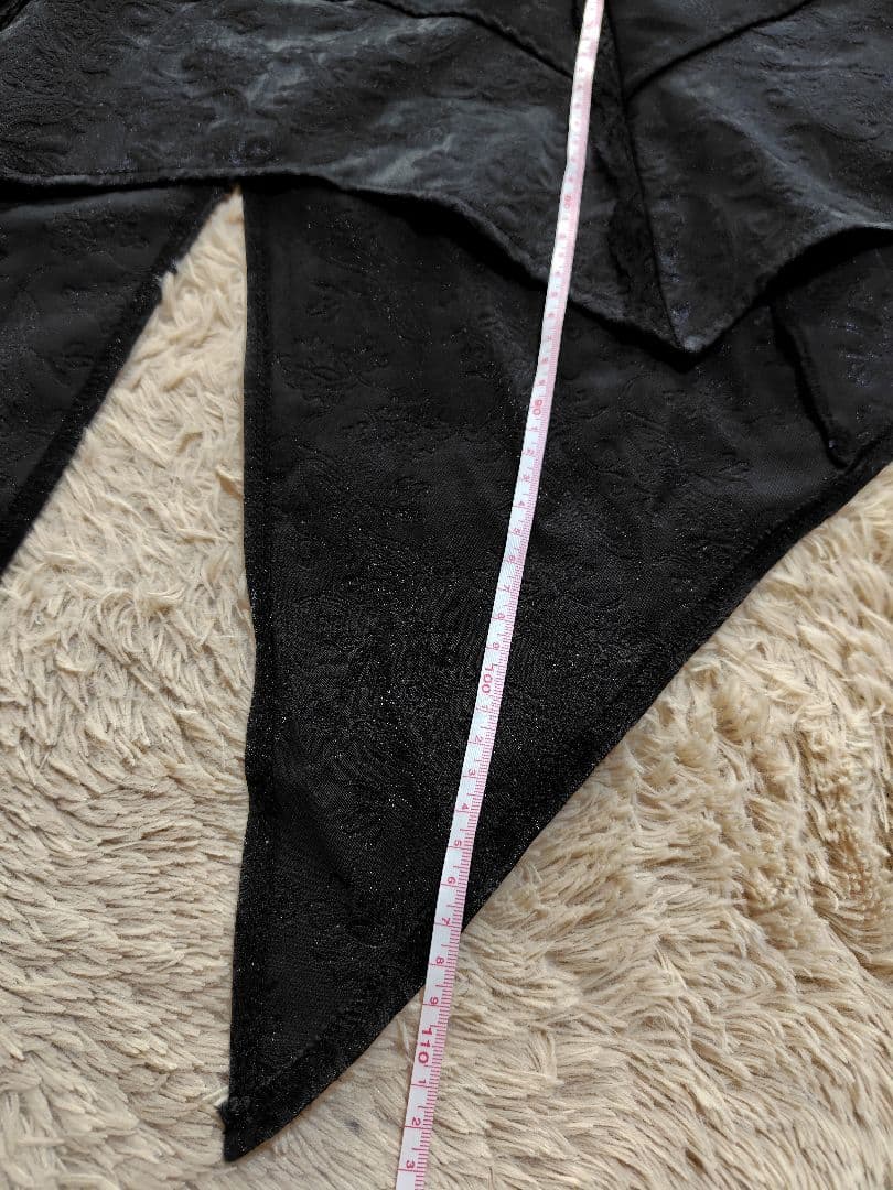 エイチナオトh.naoto Bloodチョーカー風燕尾ドレスワンピ蝶刺繍Y2K