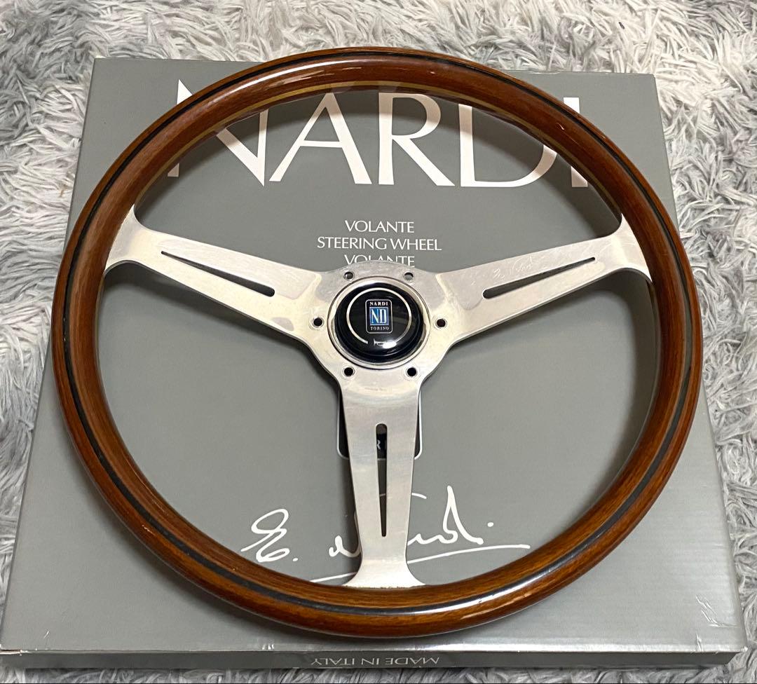 【NARDI Classic】36.5Φ ウッドステアリング　ナルディ