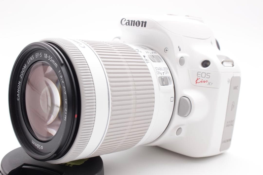 Canon EOS Kiss X7 ホワイト 純正レンズキット　スマホ転送　美品
