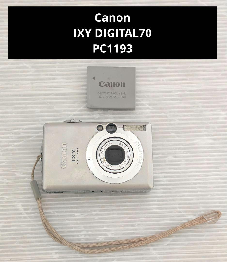 ジャンク品 Canon IXY DIGITAL70 PC1193