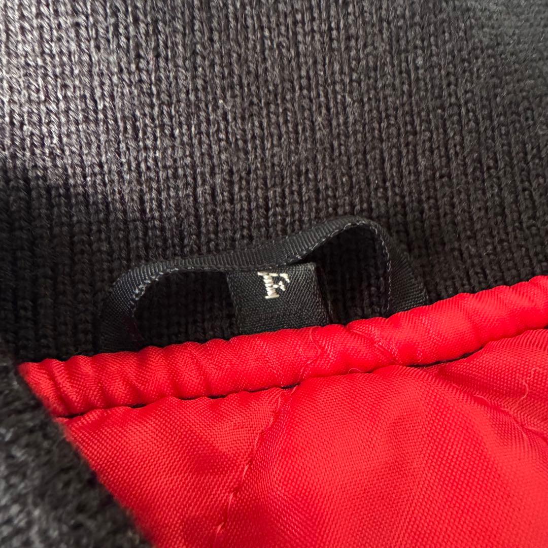 別珍 スカジャン 雷神刺繍 黒 ベルベット ブラック ベロア 中綿 キルティング