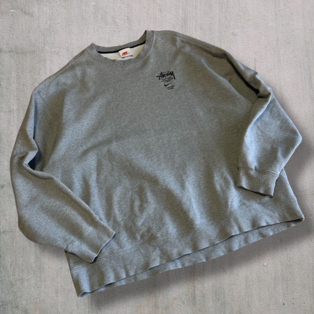 ★*★様 【値下げ交渉OK】ナイキ★ステューシー コラボスウェット 刺繍ロゴ 即