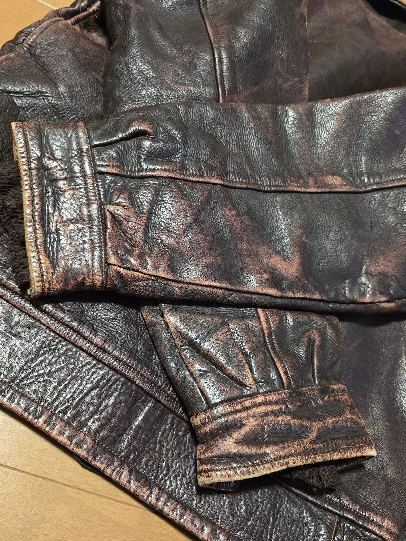 ス*ワ様 60s.国産ビンテージ. レザー ジャケット.ジャパン.ジャンク