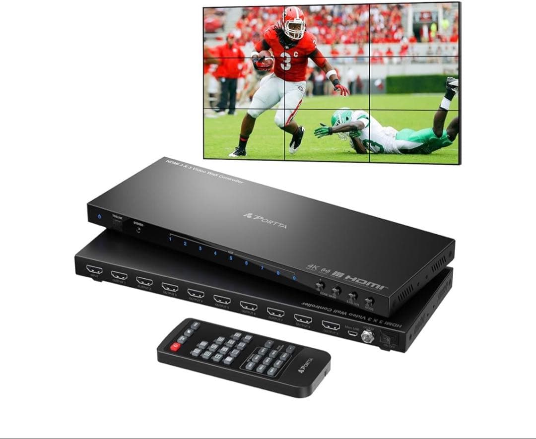 12469 PORTTA ビデオウォールコントローラー 3x3