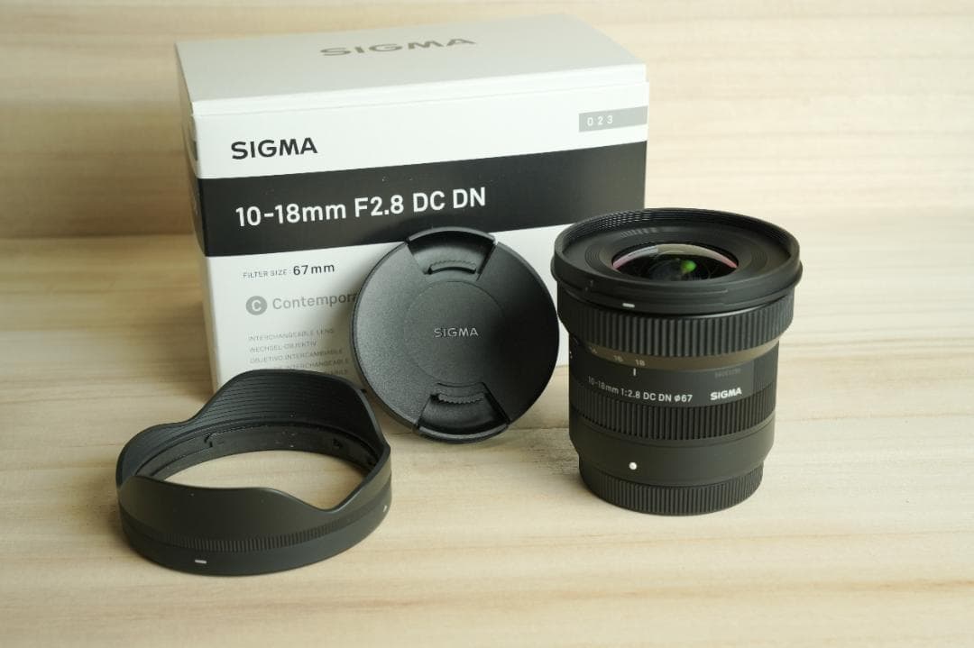 【美品】SIGMA 10-18mm F2.8 DC DN 広角ズームレンズ