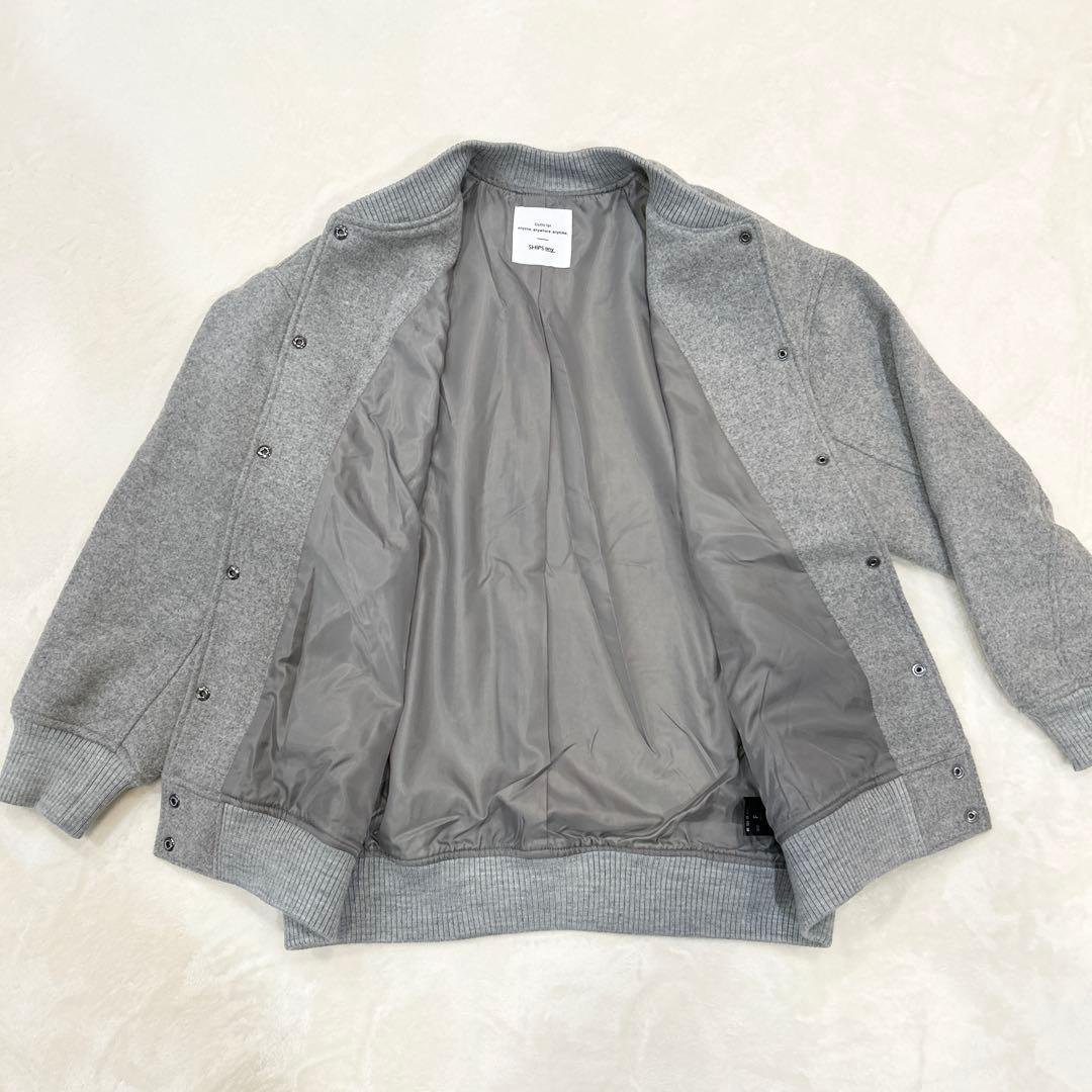 SHIPS any スタジャン バーシティ ジャケット