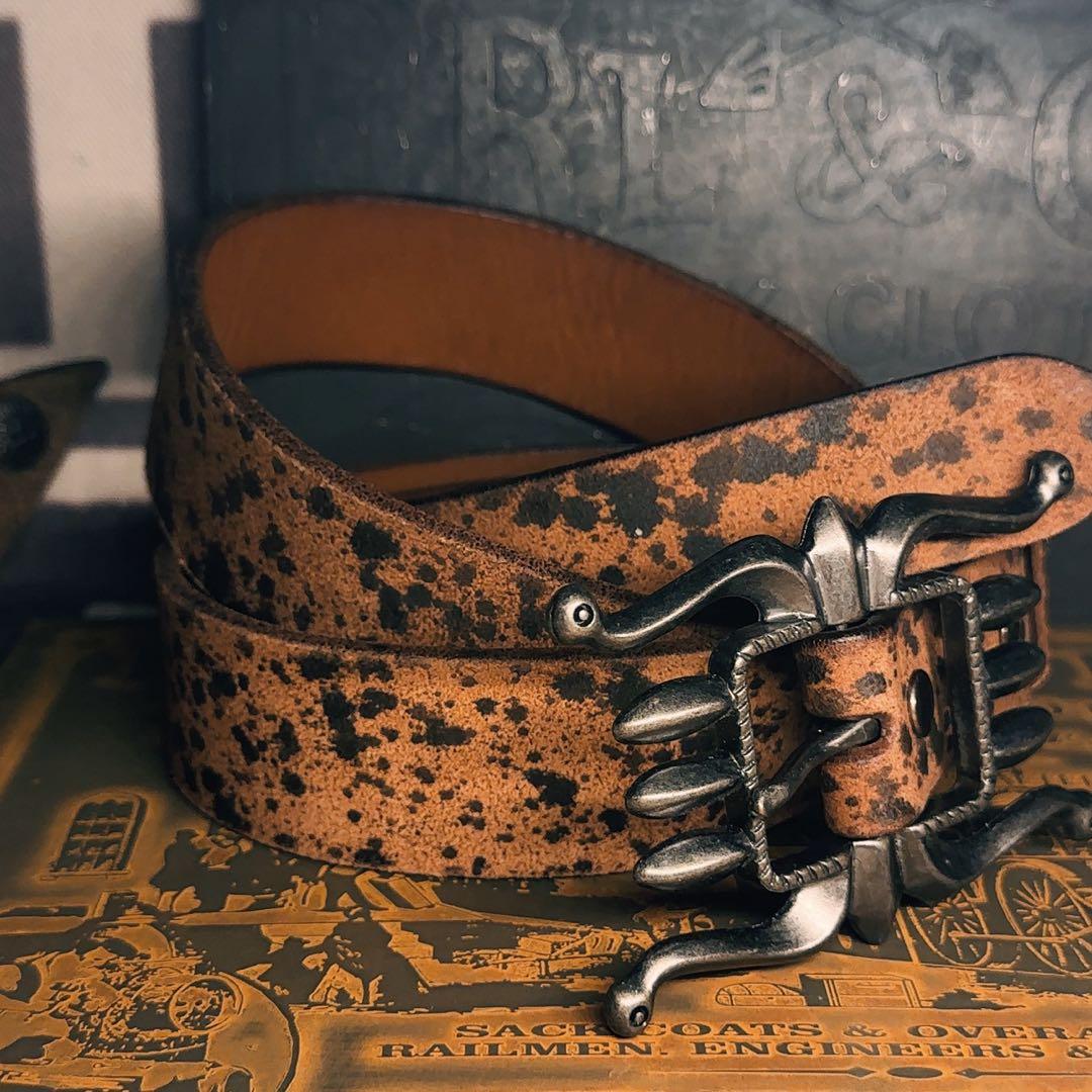 RRL オクトパス バックル ベルト-40