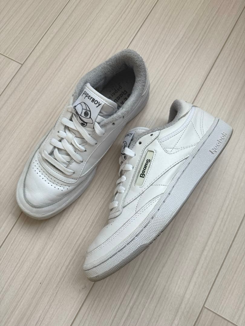 paperboy Reebok スニーカー ホワイト