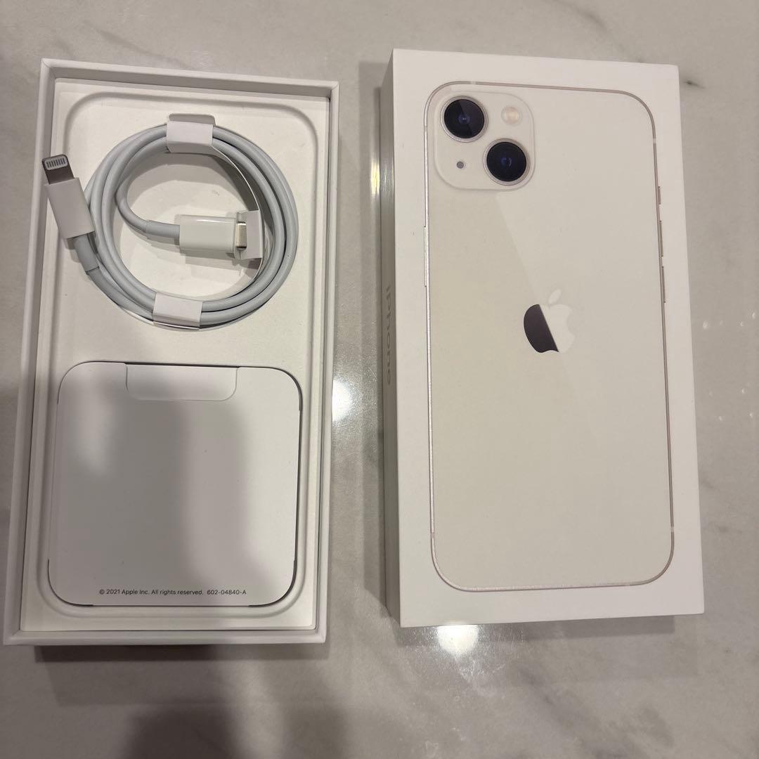 美品iPhone13 本体　512gb