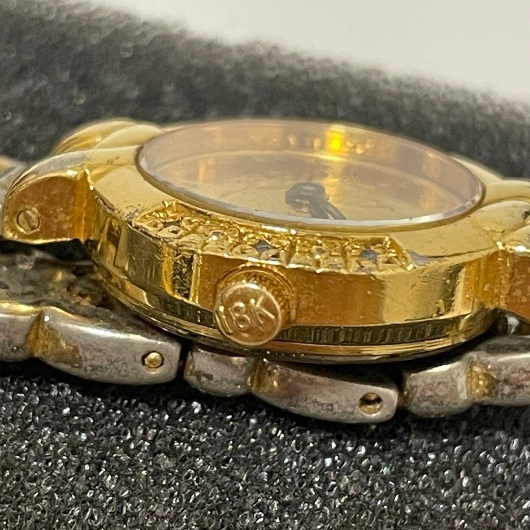 カナダのメイプルリーフ金貨 K18ゴールドのレディースウォッチ 腕時計