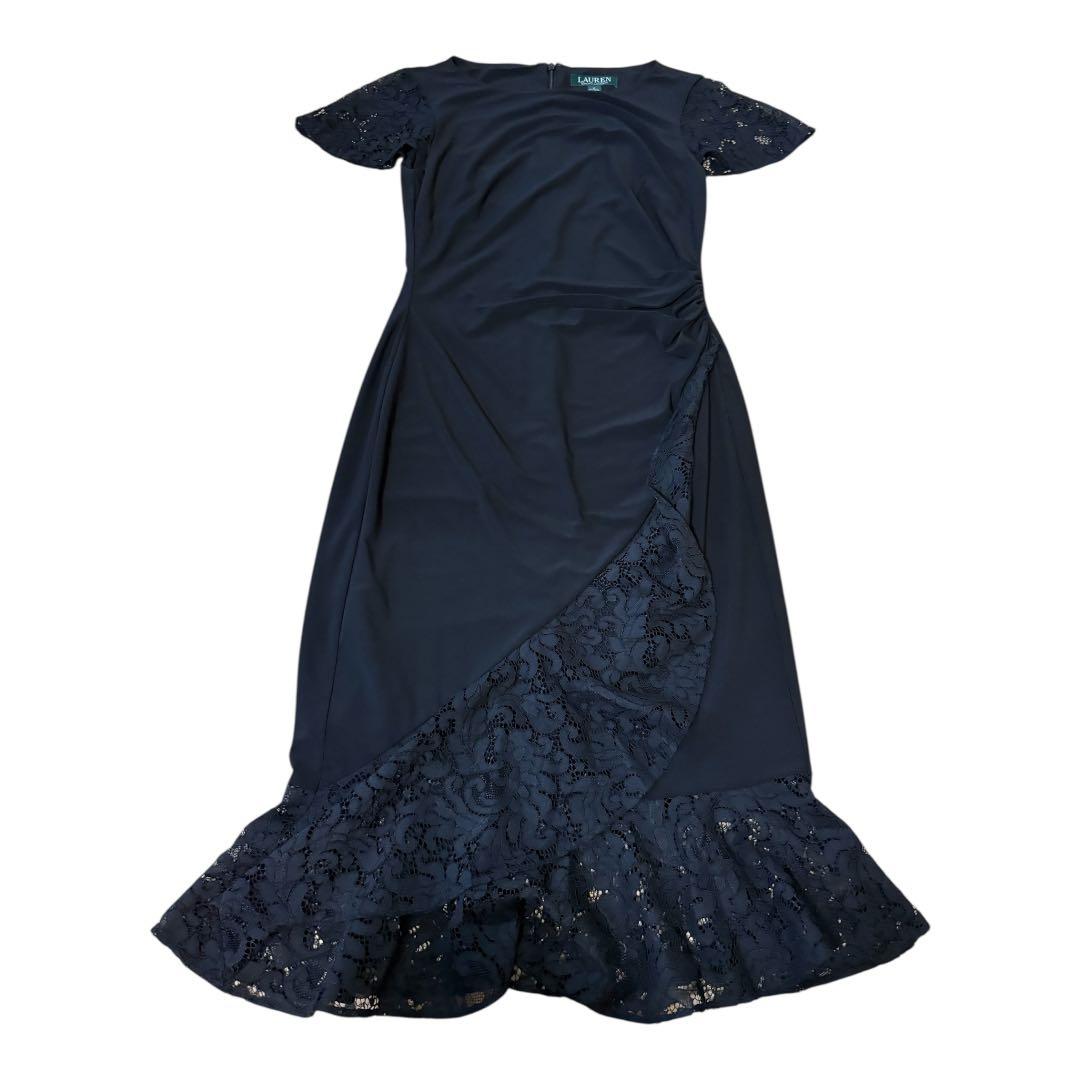 美品★LAUREN RALPH LAUREN★ドレスワンピース　結婚式　レース