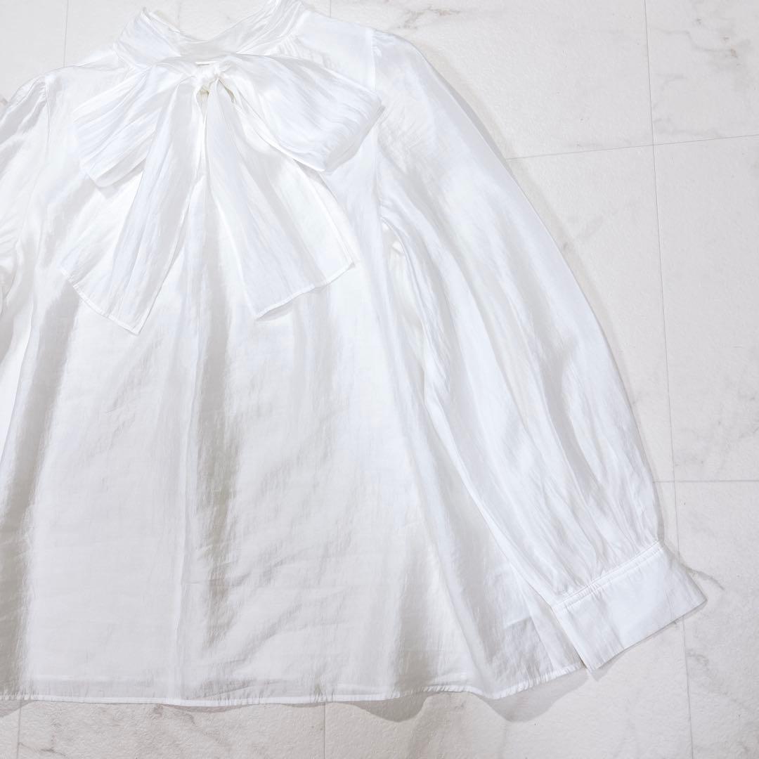 beautiful life ノーリーズ 2WAYシアーリボンブラウス