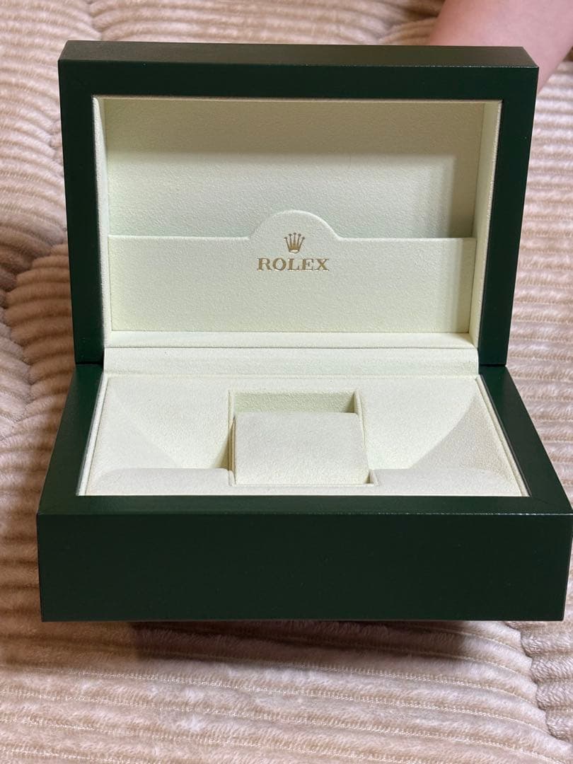 ROLEX Datejust グリーンレザーケース※ギャランティカード付き