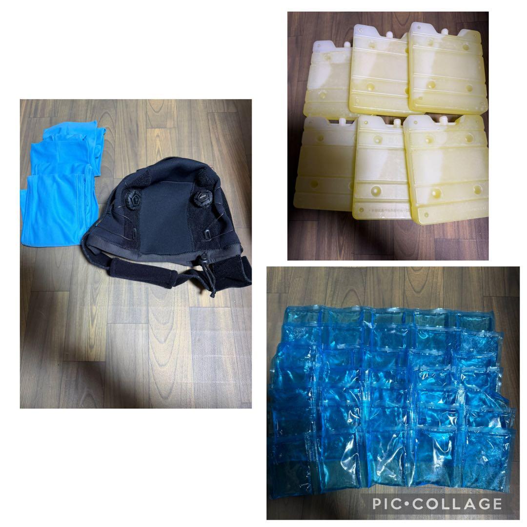 ICE JAPAN・愛帽・頭皮冷却帽子・７時間分・頭皮冷却セット・美品