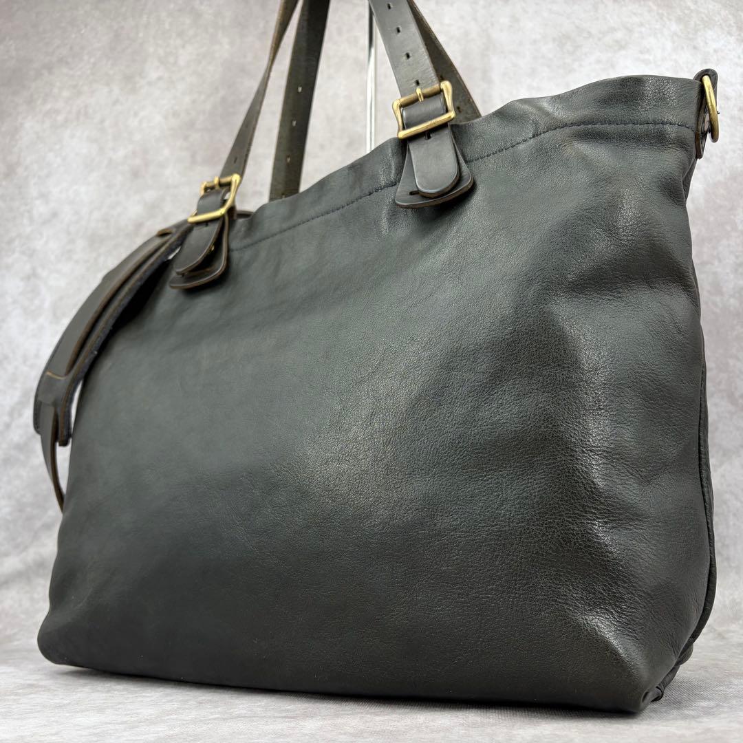 【良品✨/別注】SLOW × GALLERIA ルボーノ レザー トートバッグ