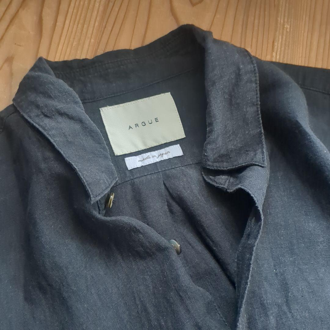 トップス argue BELGIUM LINEN CLASSIC SHIRT