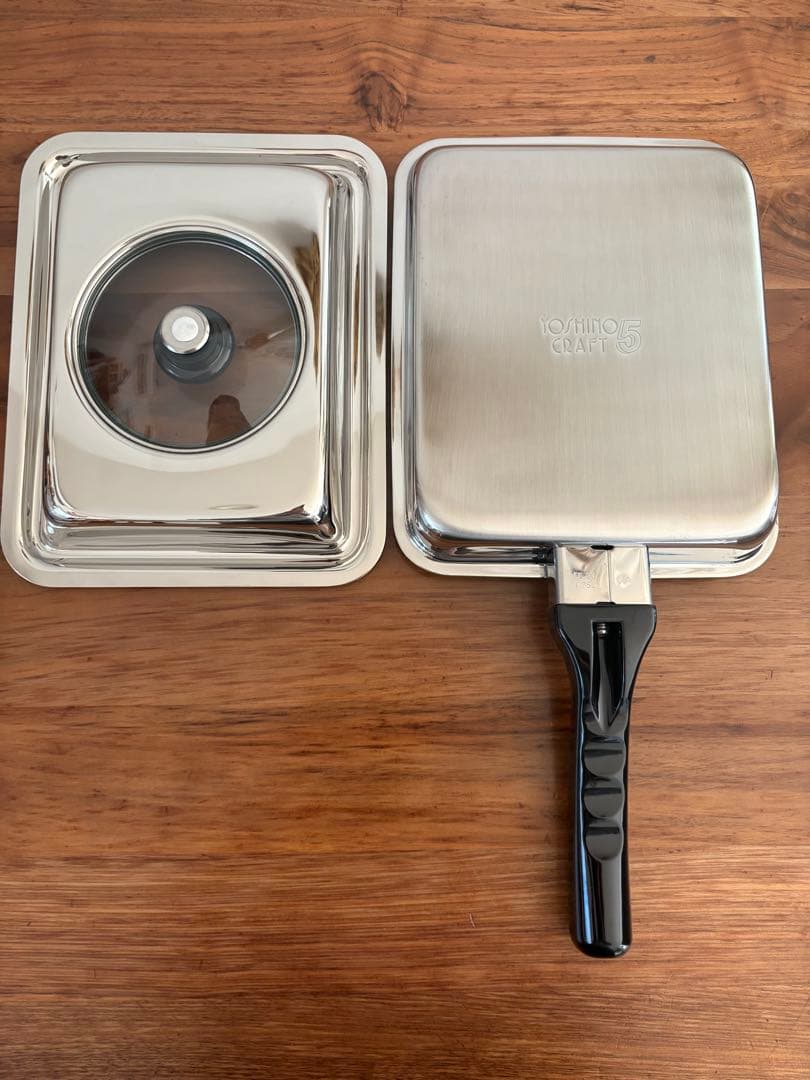 【新品・未使用】ヨシノクラフト 23㎝エッグロースター 調理器具