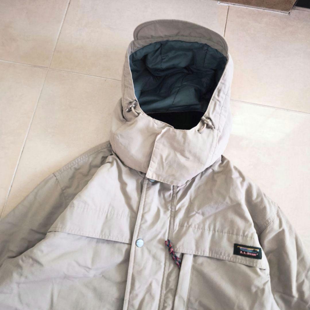 す*も様 LLBean 中綿 マウンテンパーカー M ベージュ エルエルビーン