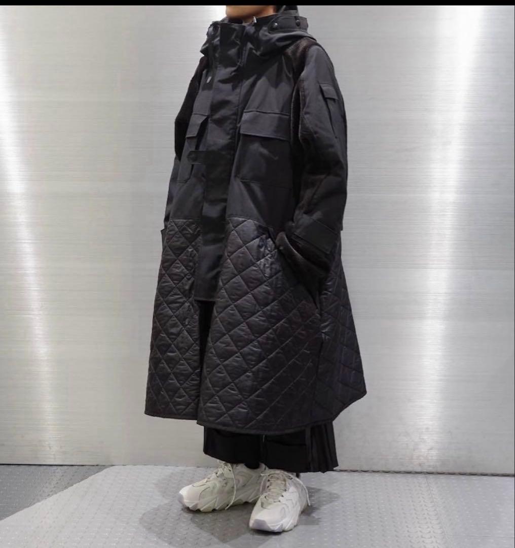 専用！ジュンヤワタナベ　モッズコート　キルティングコート　ドッキングコート