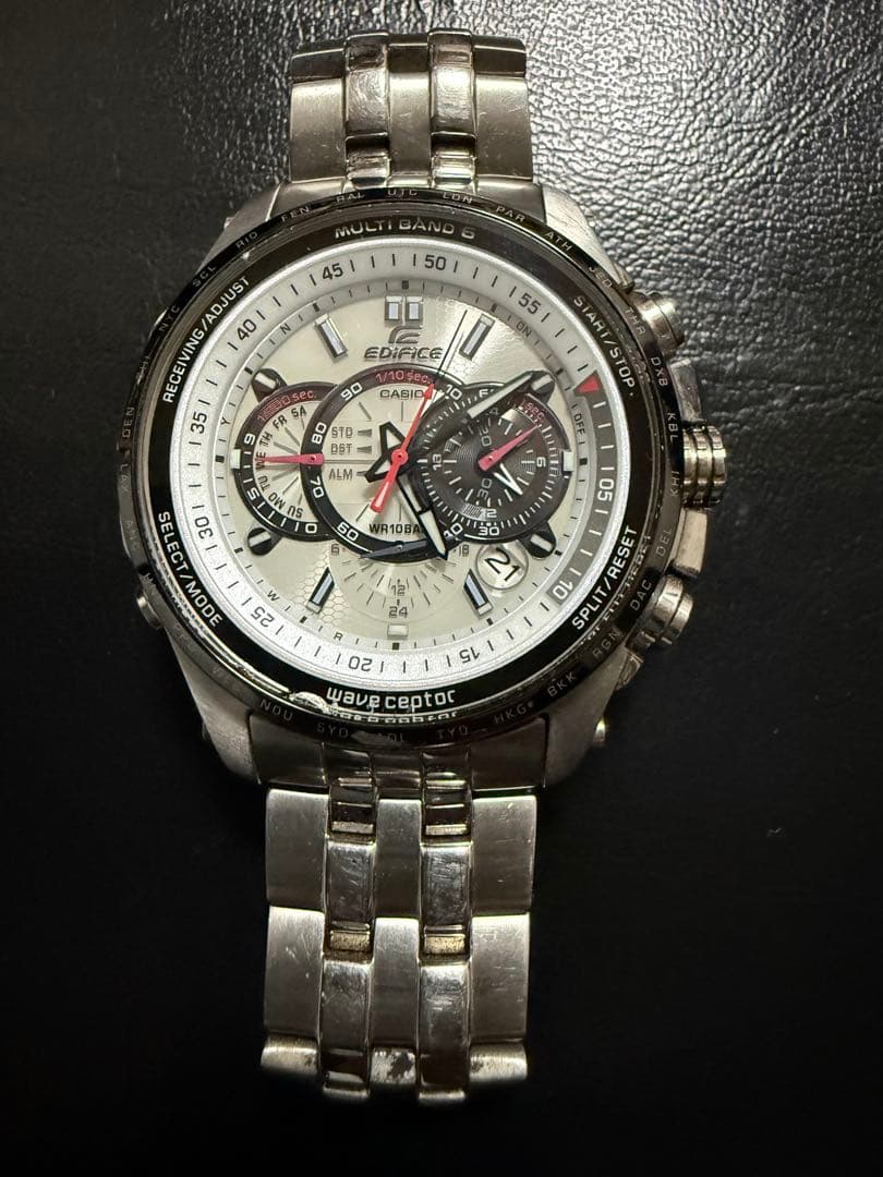 CASIO EDIFICE EQW-M710 電波ソーラー時計 クロノ最終値下げ