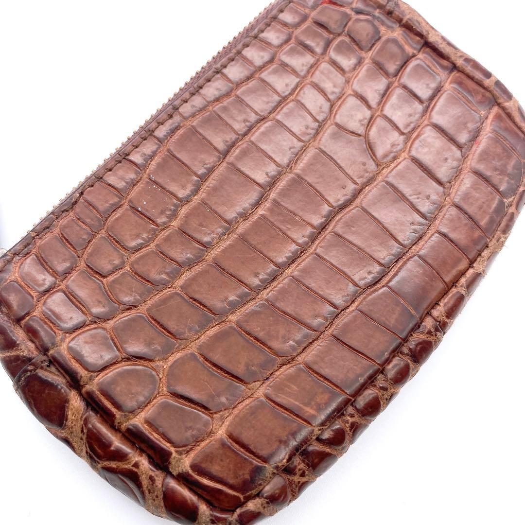 【激レア】BOTTEGA VENETA ボッテガ クロコダイル ケース 茶