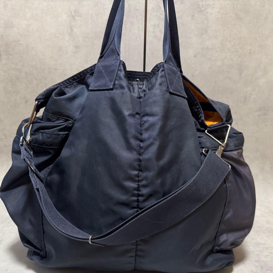 PORTER フォース トートバッグ ショルダーバッグ 2way ネイビー