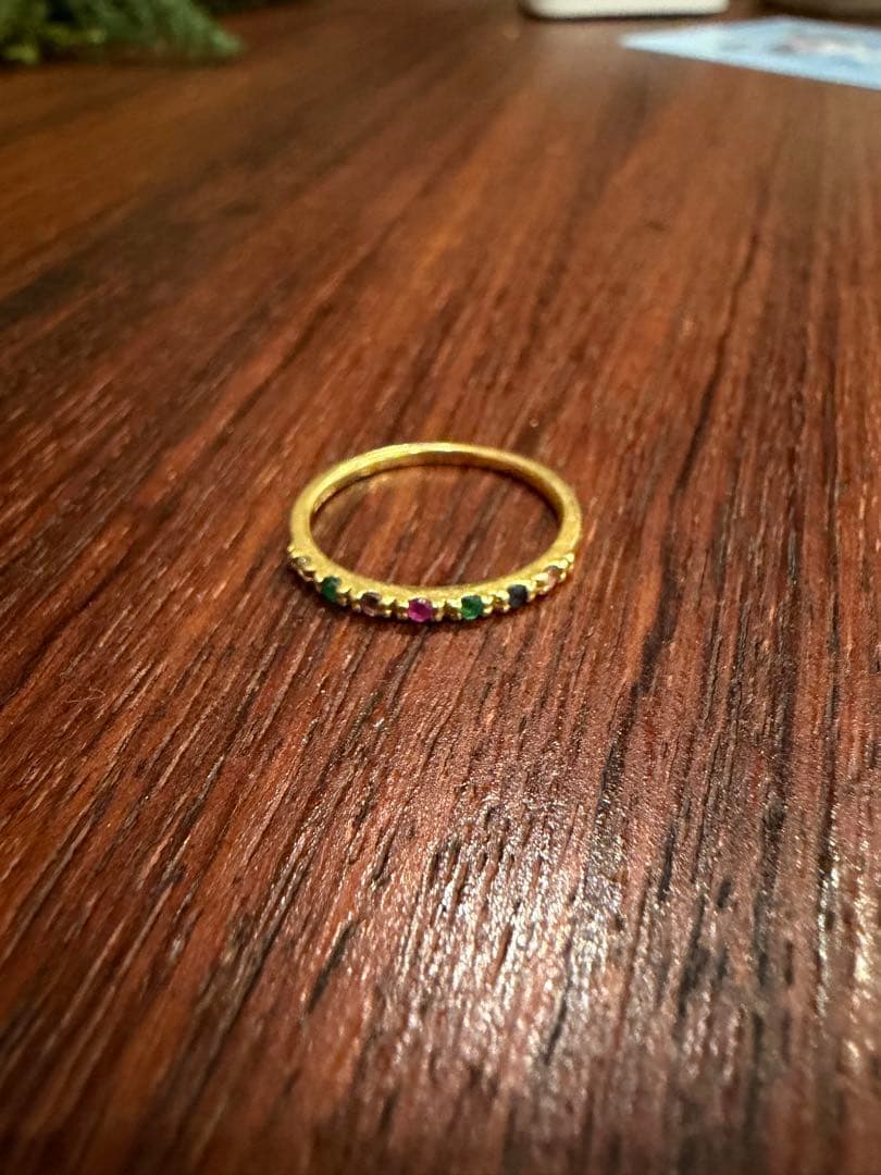 UNITED ARROWS 天然石リング K18