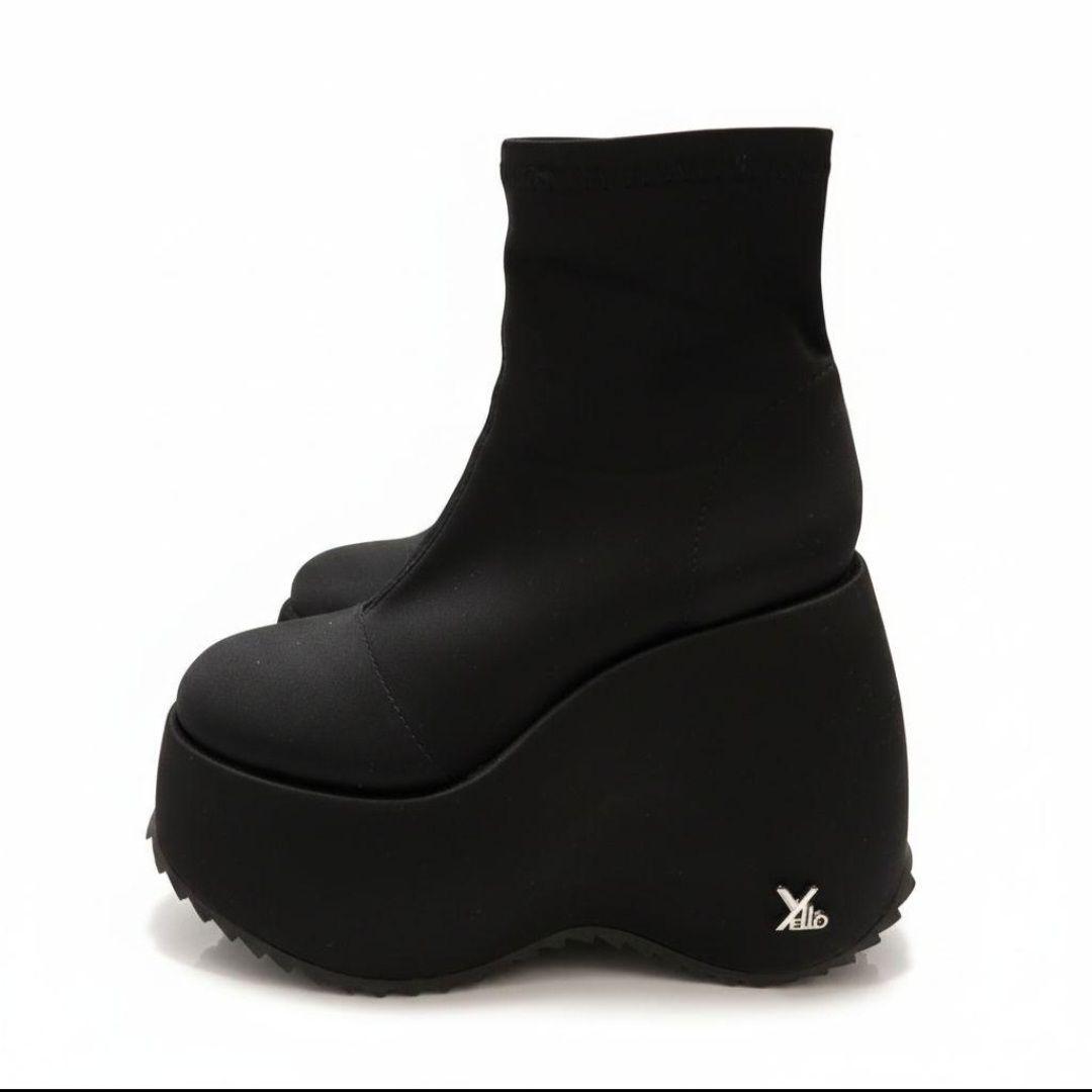 【美品】YELLO PLATFORM SHORT BOOTS 厚底