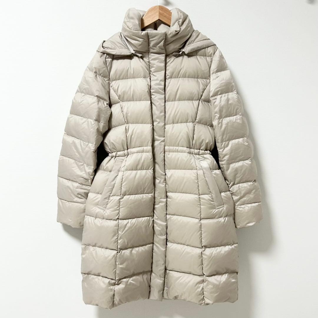 2023AW✨23区 シレータフタ ロング ダウンコート　ベージュ　40
