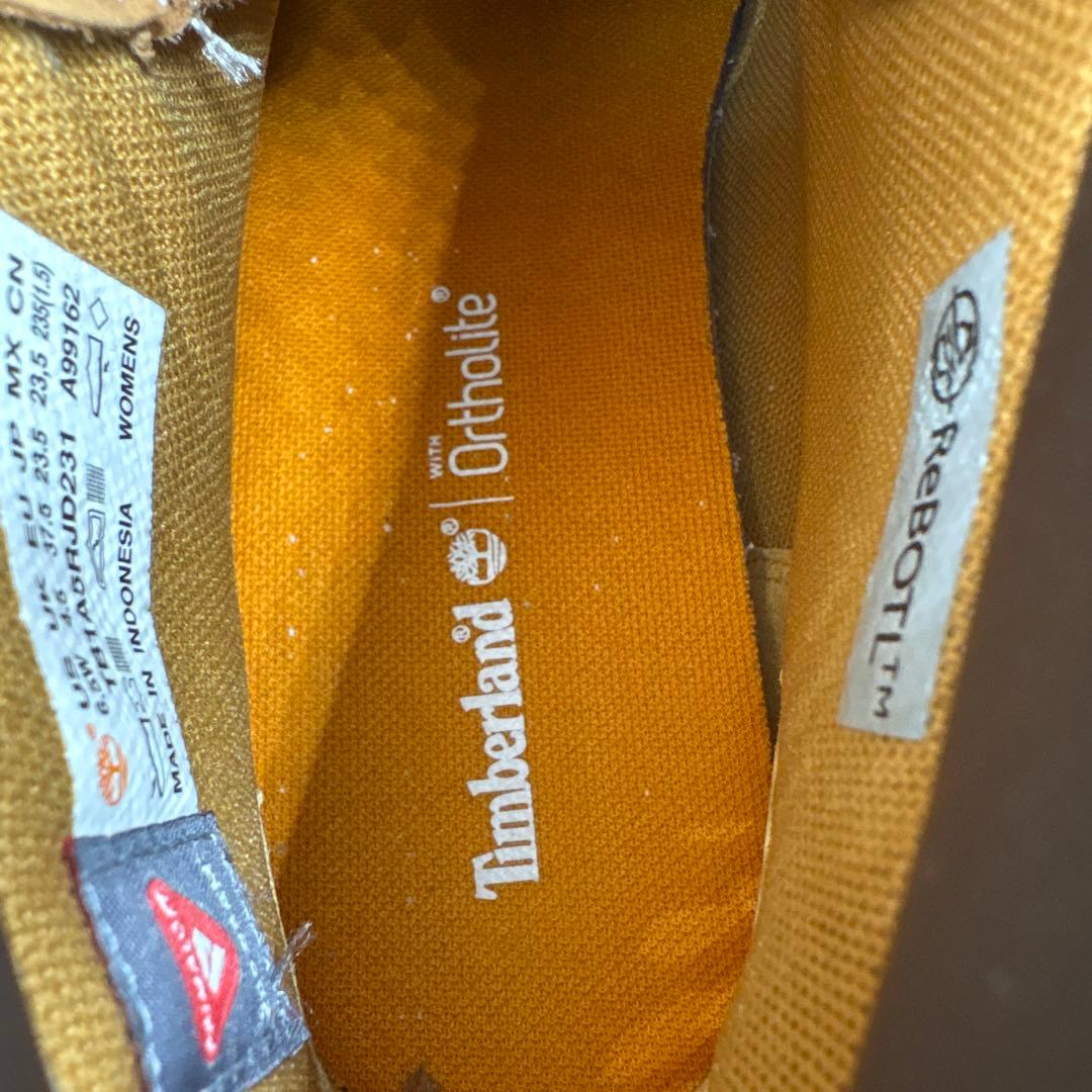 美品✨ティンバーランド 6インチ ブーツ 厚底【23.5】キャメル A99162