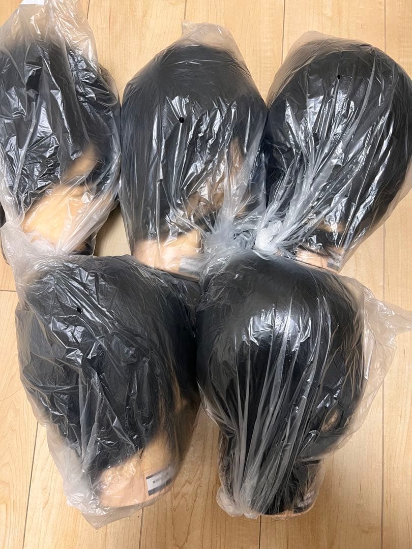 実技試験美容師本番用カットマネキン24-12-23 5個セット美容師／美容学生