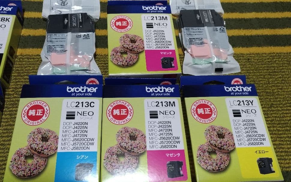 純正 新品未開封 LC213BK C M Y 10個セット